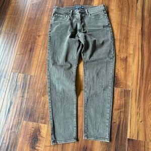 Abercrombie & Fitch Vintage Stretch Slim Brown Jeans Mens 31x30 NWT